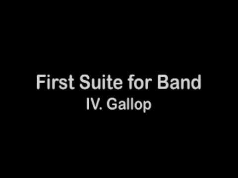 First Suite for Band - IV. Gallop — Alfred Reed