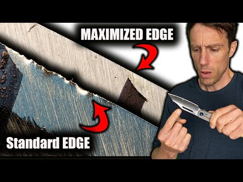 How To Increase ANY Knifes Edge Retention And MAXIMIZE Cutting Performance