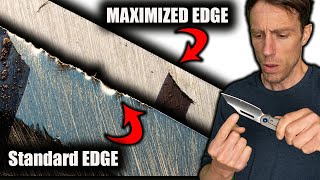 How To Increase ANY Knifes Edge Retention And MAXIMIZE Cutting Performance