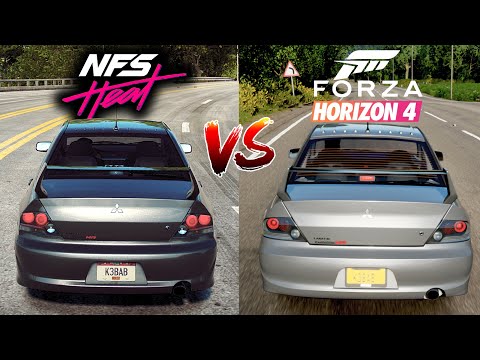 Need For Speed HEAT vs Forza Horizon 4 - Mitsubishi Lancer Evolution IX