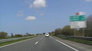 preview picture of video 'Driving On The N12 Between Saint-Brieuc  Armor Airport & Plérin, Brittany, France 14th April 2010'