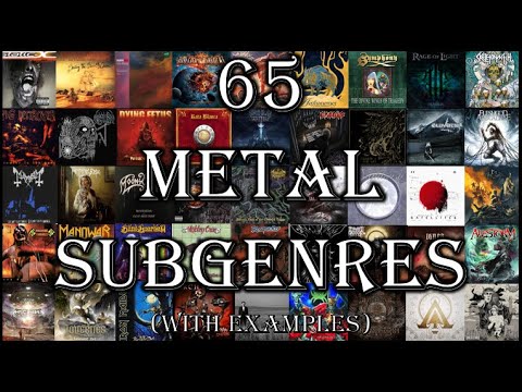 65 Metal Subgenres With Examples