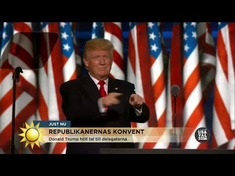 "Trumps tal det längsta i modern tid" - Nyhetsmorgon (TV4)
