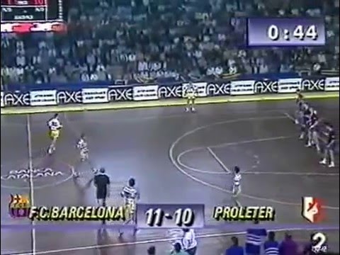 Finale Kupa sampiona FC Barselona - RK Proleter Zrenjanin, 1991 (druga utakmica)