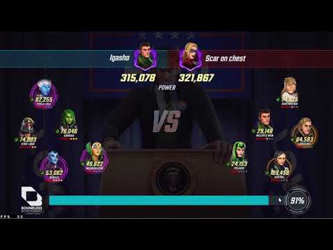 Moondragon + Infinity Watch gameplay MSF