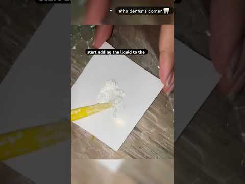 \Mixing glass ionomer cement in seconds&rdquo; #dentist #oralcare #dental #cosmetics #youtubeshorts