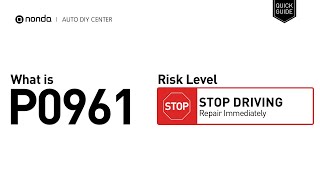Meaning of OBD p0961