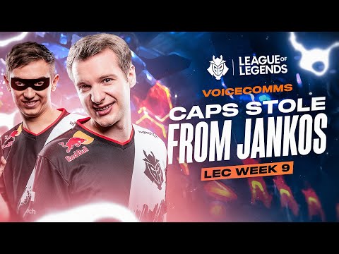 Caps Stole From Jankos | LEC Spring 2020 Week 9 Voicecomms