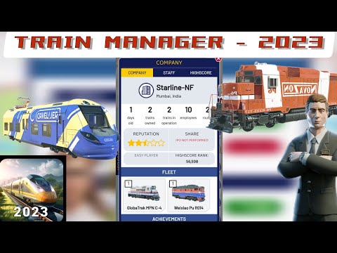 Grow your Railway Company | Train Manger - 2023 Tutorial [Gameplay] - YouTube
