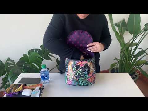 Anuschka Bucket Backpack - 685-JQN (Jungle Queen)