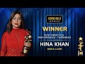 Hina Khan Wins Most Impactful Performance Web Series For Griha Laxmi At Iconic Gold Awards 2026