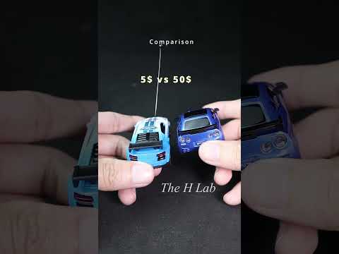 5$ vs 50$ RC cars | The H Lab #shorts