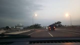 preview picture of video 'Indahnya Pemandangan Jalan Tol Semarang Salatiga Kaya Sircuit'