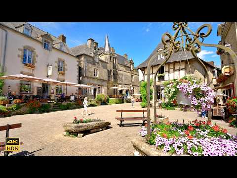 🇫🇷 Rochefort-en-Terre | France's Most Beautiful Medieval Village? 4K 60fps
