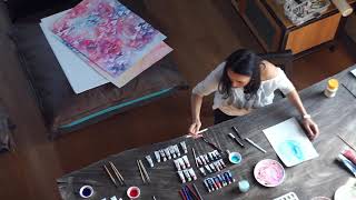 Inside the studio of an artist