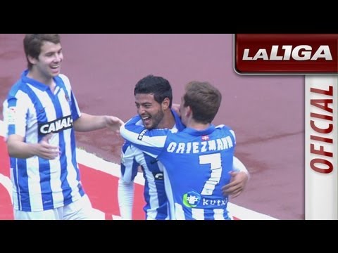 Resumen de Real Sociedad (4-2) Málaga CF  - HD