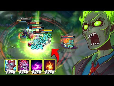 Burn To Death - Full Burn Build BRAND Carry Every Game in Season 12 (League of Legends)