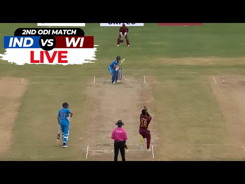🔴IND vs WI ODI LIVE Score | India vs West Indies 2nd ODI LIVE Score | IND vs WI 2023