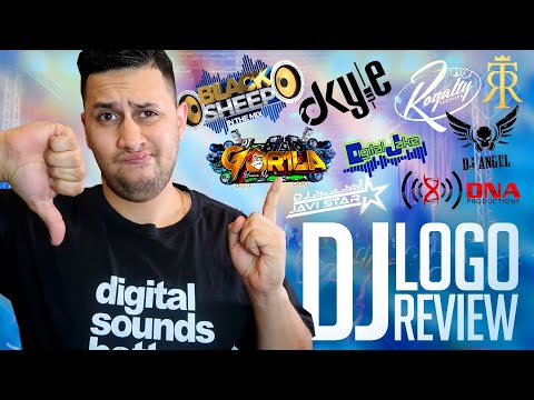 DJ Logo Review: Tips to Improve  your DJ LOGOs  & Entertainment Company Logos