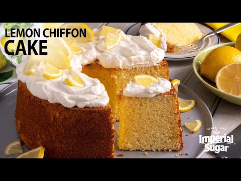 How to Make Lemon Chiffon Cake