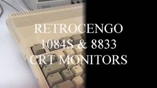 Amiga 1084S & Philips 8833 CRT monitors test and review