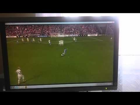 Kevin Volland free kick from long range