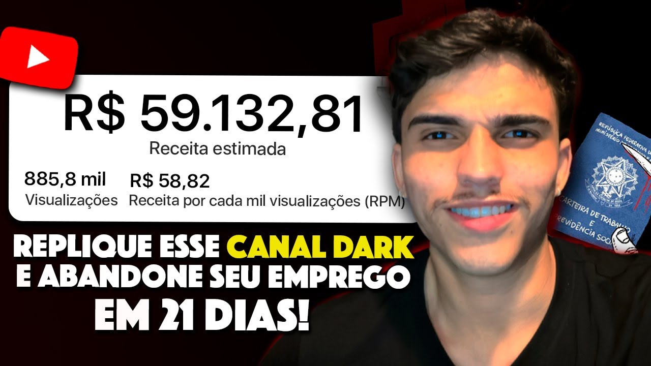 O Maior e MAIS LUCRATIVO Nicho de Canal Dark do Youtube