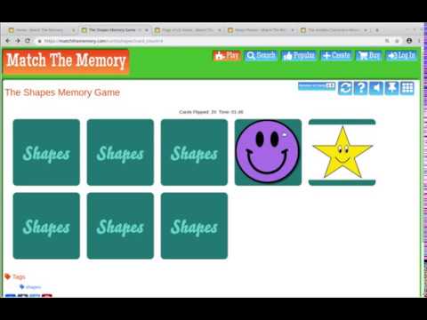 Match The Memory - Game Play - YouTube