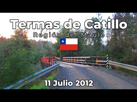 Termas de Catillo, comuna de Parral, Región del Maule, Chile ❤️