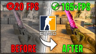 How to *Massively* BOOST FPS in CSGO on a Low-End PC/ Laptop!