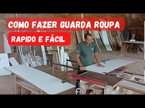 Como fazer um guarda roupa muito rápido ( passo a passo )