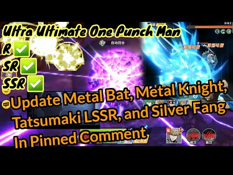 Ultra Ultimate R, SR, SSR Season One One Punch Man The Strongest