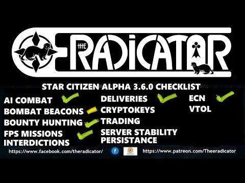 Star Citizen 3.6 TEST -Checklist Part 1