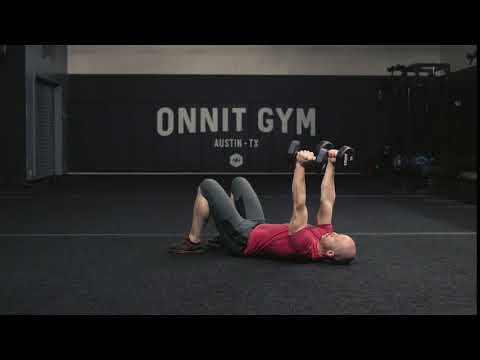 Dumbbell Triceps Skull Crusher