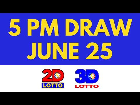 5pm Lotto Result Today June 25 2023 [Swertres Ez2]