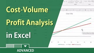 Break-even analysis in Excel with a chart / cost-volume-profit analysis by Chris Menard