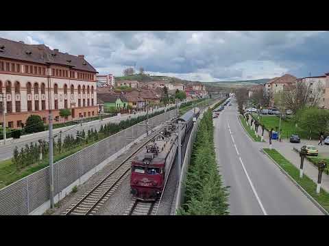 Blaj (Grupul Școlar Timotei Cipariu): R 3511 train (Mediaș - Teiuș). Locomotive 41-0747-6