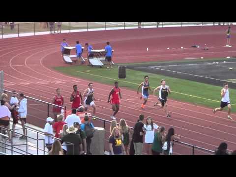 FSB 200m Heat 1 at Sunset Prelims 5-2-14 - Los Alamitos Boys