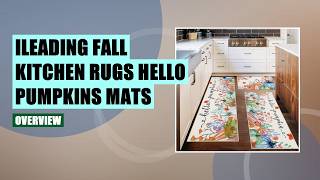 Honest Review: Ileading Fall Kitchen Rugs Set