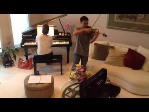 Ryan Lam practice Saint Saens Concerto No 3