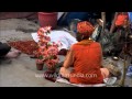 Sadhu Baba Having Tea With Foreigner Friend