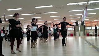 WCDF 2019 Novice Rise &amp; Fall (Waltz) Tips Waltz Line Dance
