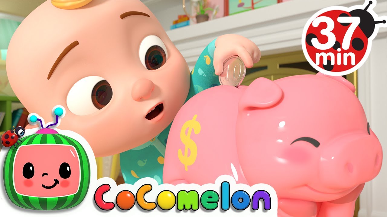 Piggy Bank Song + More Nursery Rhymes & Kids Songs - CoComelon