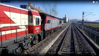 preview picture of video 'Konya Mavi Son Vagondan Km 410+890 & Km 412+683 Arası Görüntü DE36004+DE24345 & Siemens HT80102'