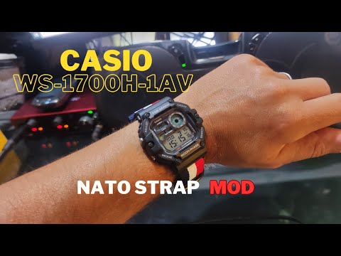 Casio WS-1700H-1AV - Nato Strap Mod
