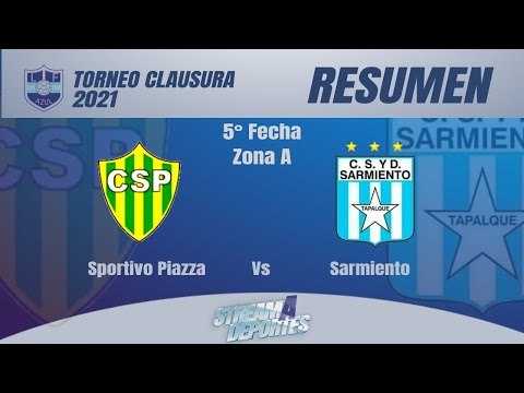Resumen de la 5° fecha Piazza vs Sarmiento