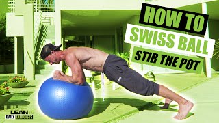 Swiss Ball Stir the Pot exercise video thumbnail