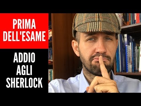 Prima dell'esame non ascoltare chi ripassa, MAI!