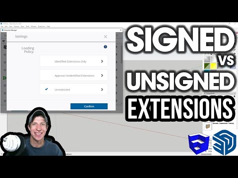 Signed vs Unsigned Extensions in SketchUp - SHOULD YOU BE WORRIED?
