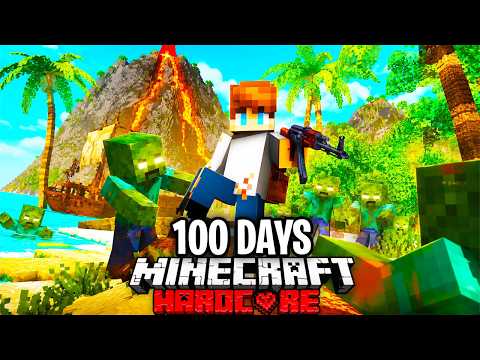 100 Days, But I'm TRAPPED on a ZOMBIE ISLAND!
